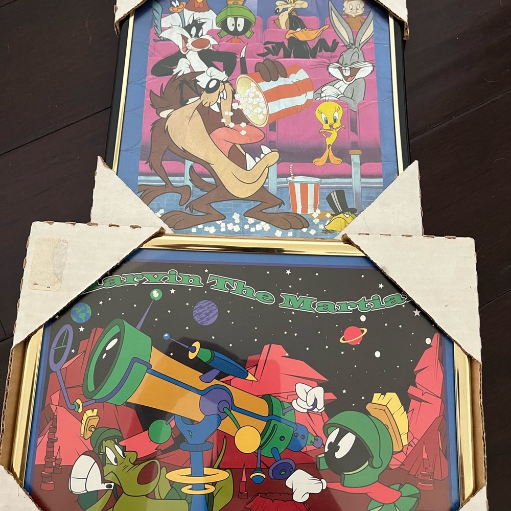 Looney Tunes Retro framed pics